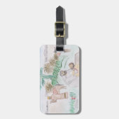 クリスチャンのアートワーク良いサマリア人 ラゲッジタグ (正面縦)