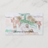 クリスチャンのアートワーク良いサマリア人 名刺 (正面)