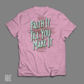 クリスチャンのインスピアティにそれを知らせるまで信じる Tシャツ