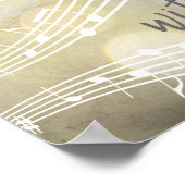 クリスチャンのインスピレーション:神との調和を取る引用文 ポスター (角)