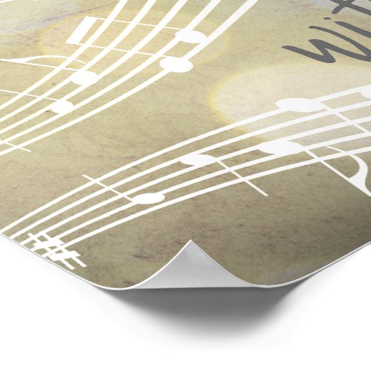 クリスチャンのインスピレーション：神との調和を取る引用文 ポスター (角)