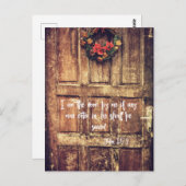 クリスチャンのインスピレーション：私はドア聖書の聖句である ポストカード (正面/裏面)