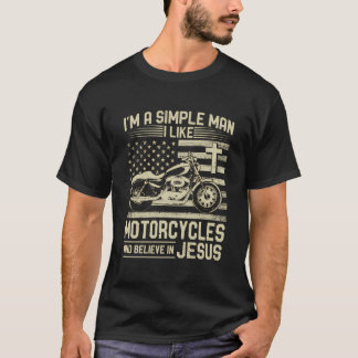 クリスチャンのオートバイとイエス信仰クリスチャンのビック Tシャツ