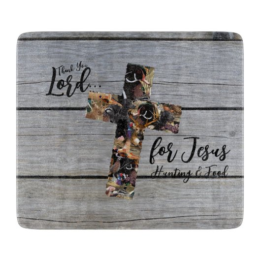 クリスチャンのカットボード、ワイルドライフクロス カッティングボード (正面)