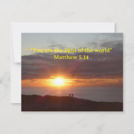 クリスチャンのカードMatthew 5:14 (内空白の部) シーズンカード