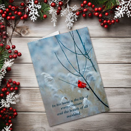 クリスチャンのクリスマスカードすべての生き物