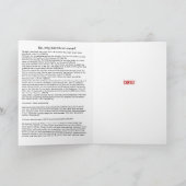 クリスチャンのクリスマスカード シーズンカード (内部)