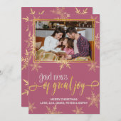 クリスチャンのクリスマスカード シーズンカード (正面/裏面)