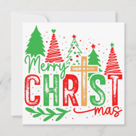 クリスチャンのクリスマスグリーティングカード カード
