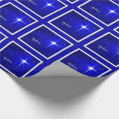 クリスチャンのクリスマスノーススター信じギフトラップ ラッピングペーパー (角)