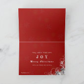 クリスチャンのクリスマスビッグフォトグリーティングカード シーズンカード (内部)