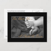 クリスチャンのクリスマスポストカード シーズンポストカード (正面/裏面)