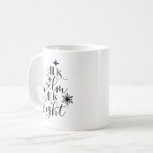 クリスチャンのクリスマス 静かな夜 聖なる夜 コーヒーマグカップ (正面左)
