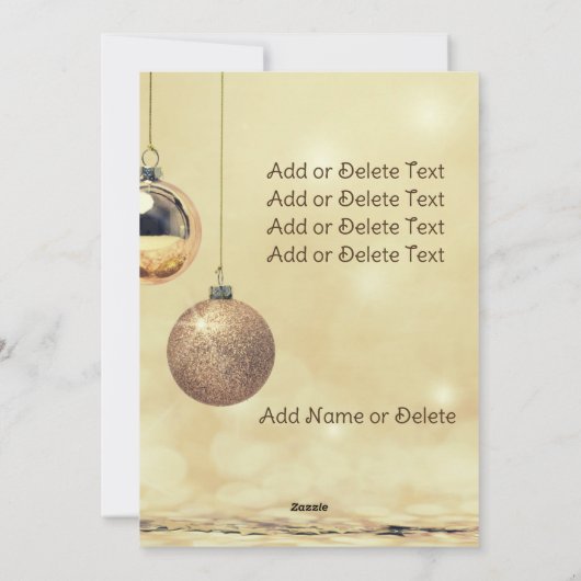 クリスチャンのクロス写真エレガントスクリプトクリスマス シーズンカード (裏面)