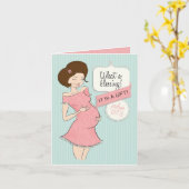 クリスチャンのグリーティングカードおめでとう妊娠 カード (黄色い花)