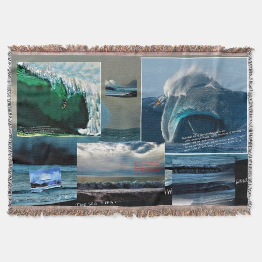 クリスチャンのサーファーが夢の毛布 スローブランケット (正面)