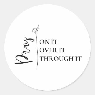 クリスチャンのシール | バイブル信仰シール引用文 ラウンドシール