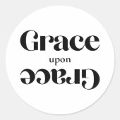 クリスチャンのシール | 君素晴らしの忠義は ラウンドシール (正面)