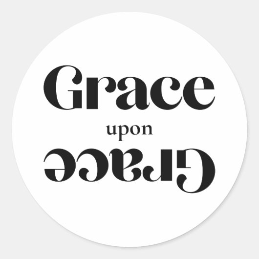 クリスチャンのシール | 君素晴らしの忠義は ラウンドシール (正面)