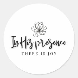 クリスチャンのシール | 彼の祈りの言葉感動的信仰 ラウンドシール