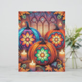 クリスチャンのステンドグラスのハロウィーンスクラップブック紙 (スタンド正面)
