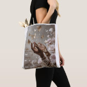 クリスチャンのトートバッグ、再利用可能なトート トートバッグ (クローズアップ)