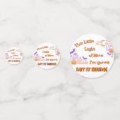 クリスチャンのハロウィンテーブル紙吹雪 コンフェッティ (裏面)