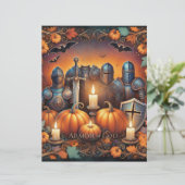 クリスチャンのハロウィーンの鎧の神のスクラップブック紙 (スタンド正面)