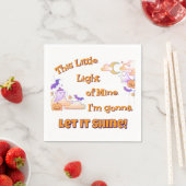 クリスチャンのハロウィーンカクテルを輝かせなさい スタンダードカクテルナプキン (インサイチュ)