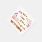 クリスチャンのハロウィーンカクテルを輝かせなさい スタンダードカクテルナプキン (角)