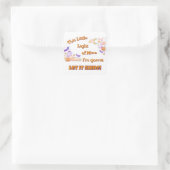 クリスチャンのハロウィーンステッカーを輝かせなさい スクエアシール (バッグ)