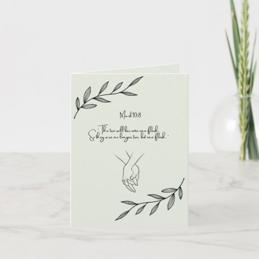 クリスチャンのバレンタインデーのカード シーズンカード (正面)