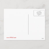 クリスチャンのバレンタイン記号 – オレンジ色v1 シーズンポストカード (裏面)