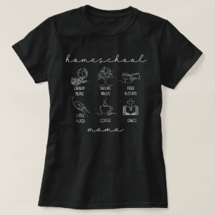 クリスチャンのホームスクールのマママシャツ、ホームスクールのママ Tシャツ