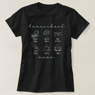 クリスチャンのホームスクールのマママシャツ、ホームスクールのママ Tシャツ