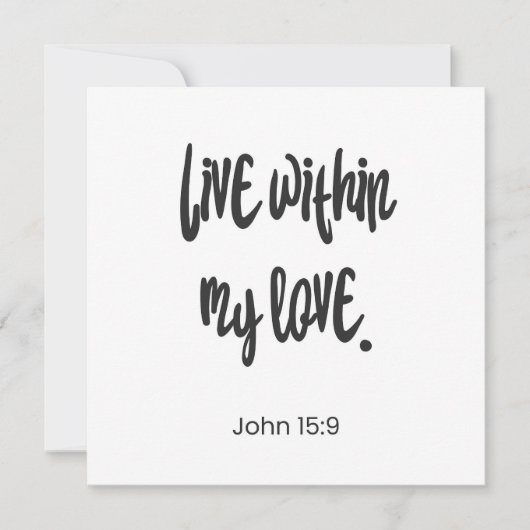 クリスチャンのポストカード クリスチャンの招待状 カード (正面)