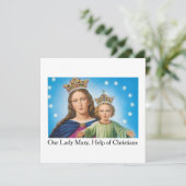 クリスチャンのマリア救済よ!グリーティングカード カード (スタンド正面)