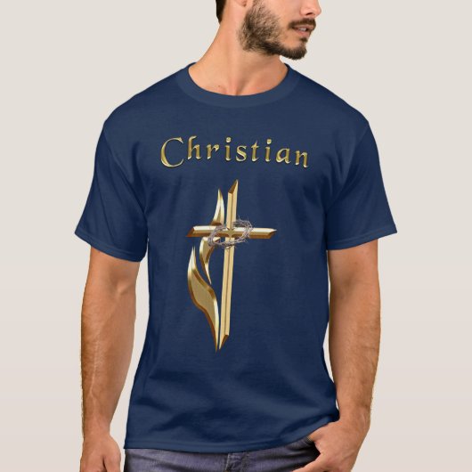 クリスチャンのメンズウェア Tシャツ (正面)