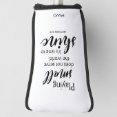 クリスチャンのモノグラムパターを輝かせる時間 ゴルフヘッドカバー (回転90)