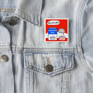 クリスチャンのユーモア漫画のボおもしろいタン 缶バッジ