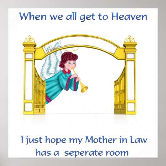 クリスチャンのユーモア ポスター (正面)