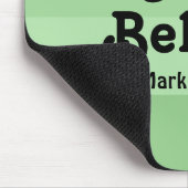 クリスチャンの信仰はただ信じるだけ 聖書の詩篇 緑 マウスパッド (コーナー)