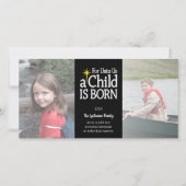 クリスチャンの写真 – クリスマス – 子供生まれは (正面)