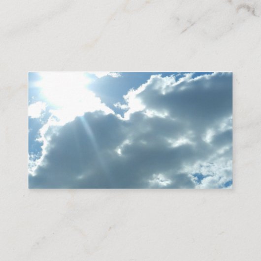 クリスチャンの名刺 名刺 (裏面)