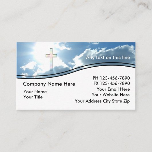 クリスチャンの名刺 名刺 (正面)