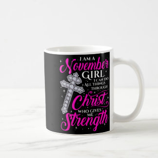 クリスチャンの女性のためのユーモラスな11月の女性の引用 コーヒーマグカップ