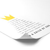 クリスチャンの子供の肯定プリント ポスター (角)