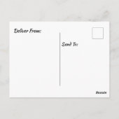 クリスチャンの子犬はがき ポストカード (裏面)