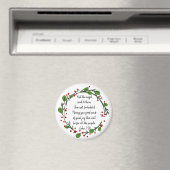 クリスチャンの感動的なクリスマスの聖書 マグネット (インサイチュ (食洗機))