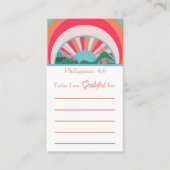 クリスチャンの感謝と祈りの言葉の要求カード 名刺 (正面)